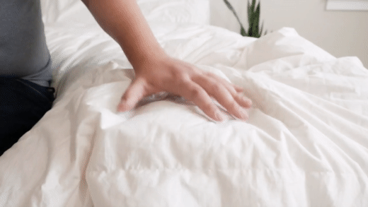 Объемное пуховое одеяло