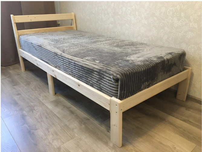 Кровать "Compact" односпальная из массива сосны