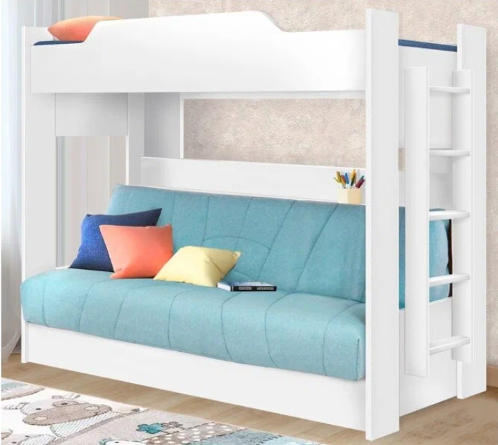 Кровать двухъярусная с диваном Боровичи-Мебель