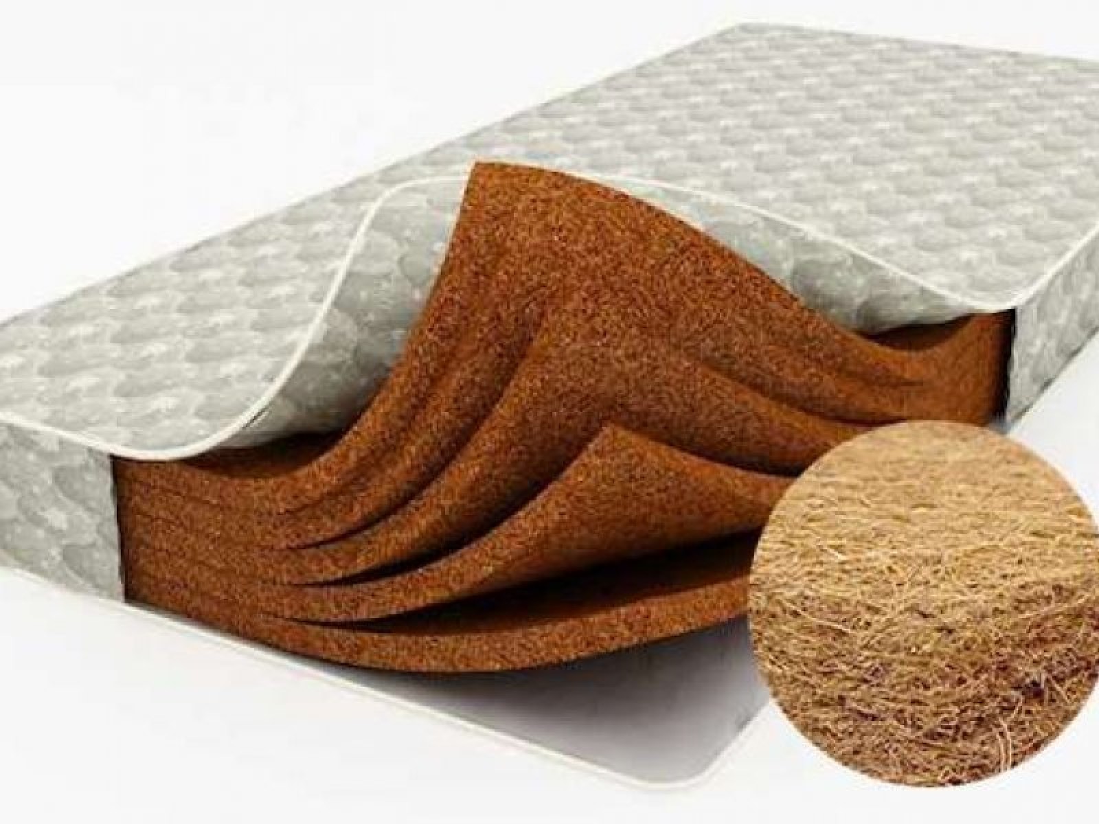 натуральная подушка кокосовое волокно